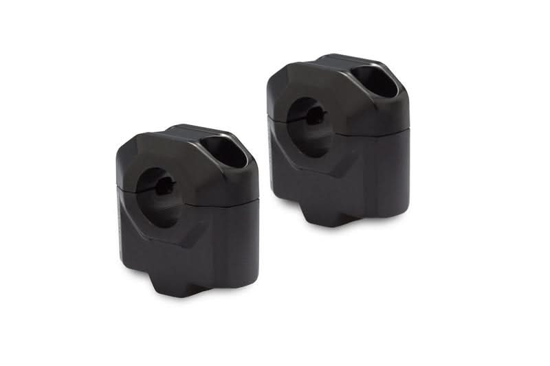 ZESTAW PODWYŻSZAJĄCY KIEROWNICĘ SW-MOTECH 22MM PODWYŻSZENIE 30MM BLACK 1