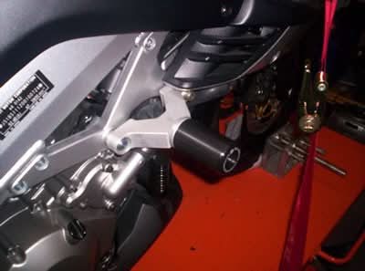 CRASHPADY CLASSIC RG RACING SUZUKI DL 1000 VSTROM/KAWASAKI KLV1000 UP TO 2005 BLACK 1