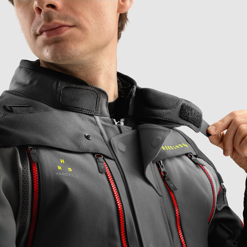 Kurtka Motocyklowa Tekstylna Rebelhorn Hardy 3.0 Dark Grey Black Fluo Yellow 55 324094_ZAL795135.jpg