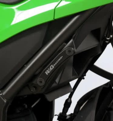 MOCOWANIE WYDECHU + ZAŚLEPKA PODNÓŻKA RG RACING KAWASAKI NINJA 300 / Z250 BLACK 1