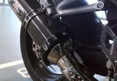 OSŁONA TŁUMIKA RG RACING YOSHIMURA R-77 BLACK 1