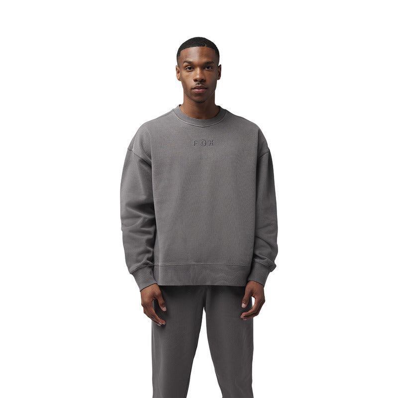 Bluza FOX Wordmark Oversized Fleece Crew Pewter 13 311573_ZAL721999.jpg