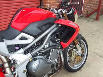 CRASHPADY CLASSIC RG RACING BENELLI TNT 1130 (+ CAFE RACER) 04- 16 BLACK 1