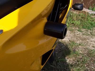 CRASHPADY CLASSIC RG RACING TRIUMPH TT600 BLACK 1