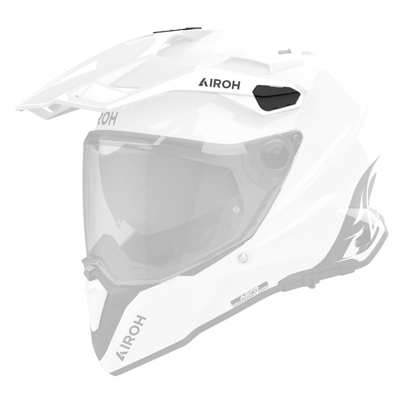 DASZEK DO KASKU AIROH COMMANDER 2 WHITE GLOSS 1