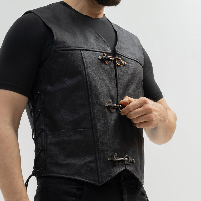Kamizelka Motocyklowa Skórzana Broger Clubman Black 10 355897_ZAL909966.jpg