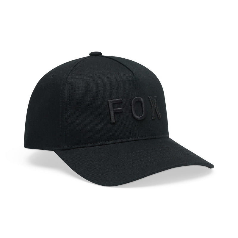 Czapka z daszkiem FOX Wordmark Subframe Hat Black 1 360299_ZAL919089.jpg