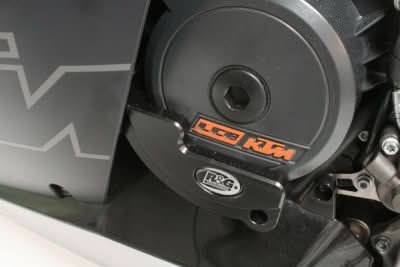 SLIDERY SILNIKA RG RACING KTM RC8 08-, LEWA STRONA BLACK 1