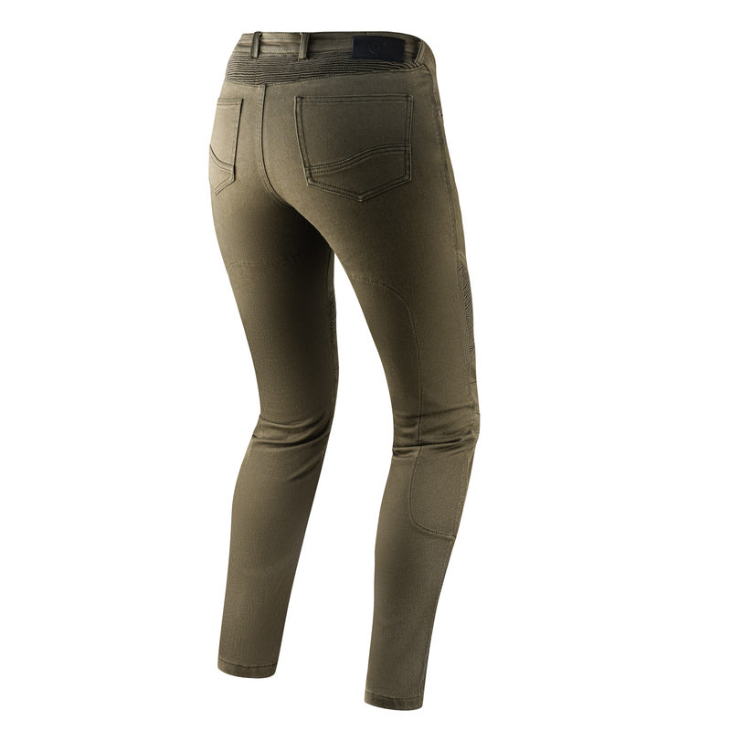 Jeansy motocyklowe damskie Rebelhorn Vandal Twill Olive 3 224497_ZAL635742.jpg