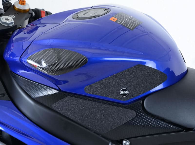 NAKLEJKA NA BAK TANKPAD ANTYPOŚLIZGOWY 4 CZĘŚCI RG RACING YAMAHA YZF-R6 (12-14) BLACK 1