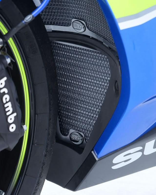 OSŁONA CHŁODNICY OLEJU RG RACING SUZUKI GSX-R1000/R (17-) BLACK 1