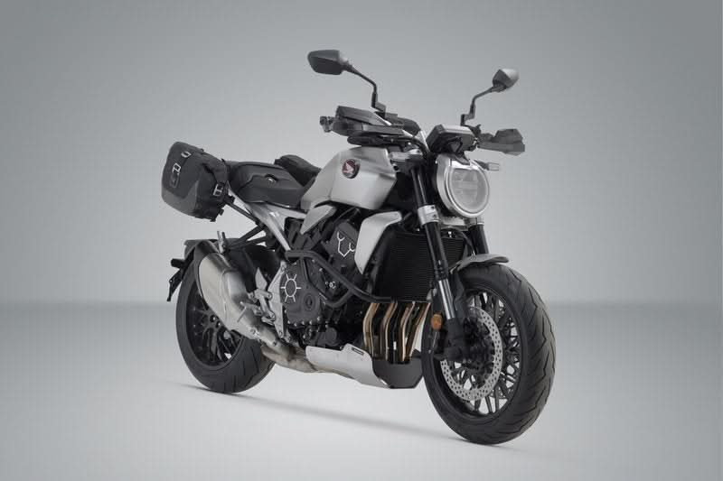 ZESTAW KUFRÓW BOCZNYCH URBAN ABS I STELAŻY SW-MOTECH HONDA CB1000R (21-) BLACK 2X16,5L 1