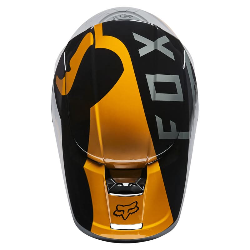 Kask Fox Junior V1 Skew Black/Gold 3 220941_ZAL421506.jpg