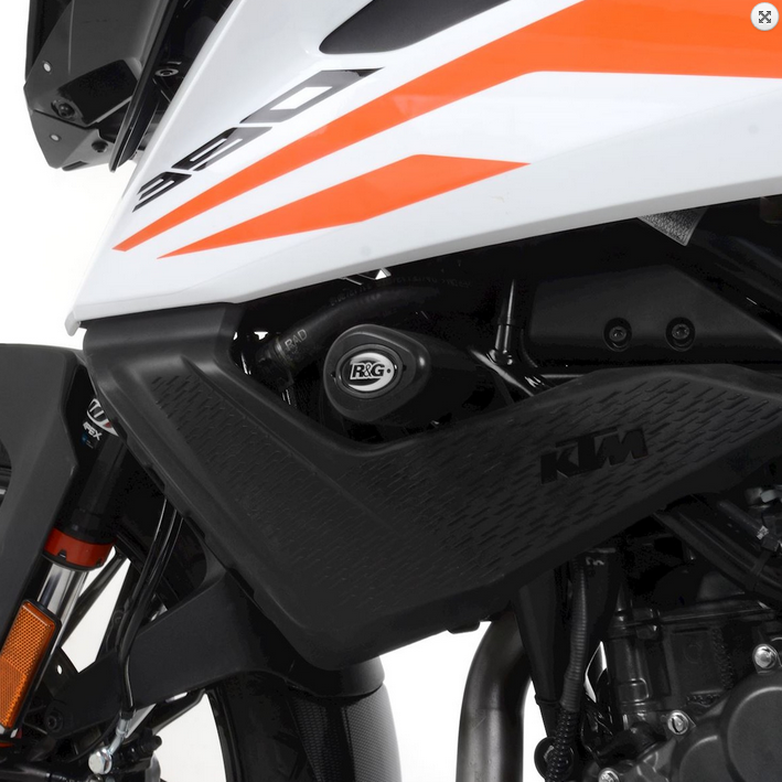 CRASHPADY AERO RG RACING KTM 390 ADVENTURE 20- WHITE 1
