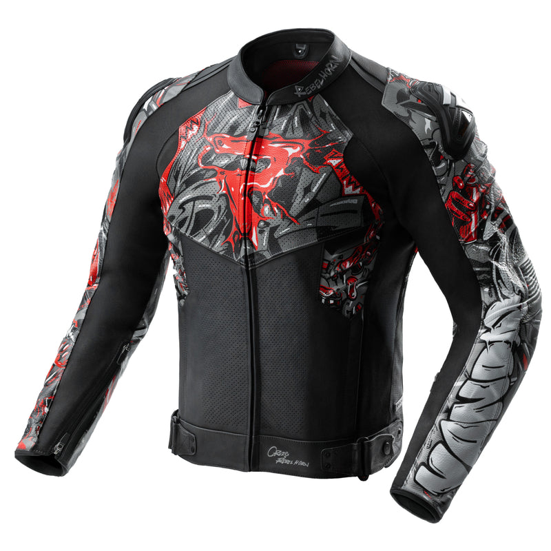Kurtka motocyklowa skórzana Rebelhorn Vandal 2 Cruze Black Dark Grey Red 2 348599_ZAL891792.jpg