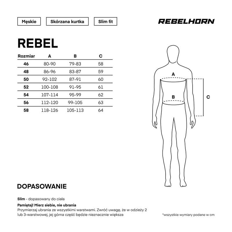 Kurtka motocyklowa skórzana Rebelhorn Rebel Black White 8 240306_ZAL705201.jpg