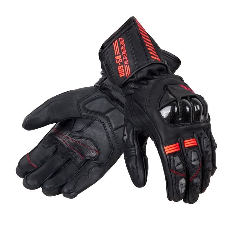 Rękawice Skórzane Ozone Rs600 Black/Fluo Red 1 214576_ZAL474668.jpg
