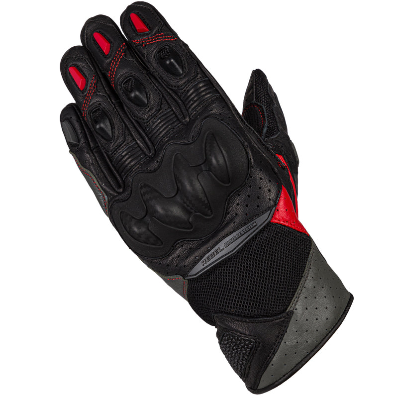 Rękawice motocyklowe damskie Rebelhorn Flux 2 Black Grey Fluo Red 3 214882_ZAL615898.jpg