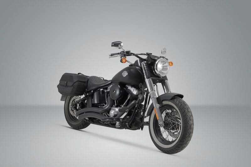 ZESTAW SAKW I STELAŻY LEGEND GEAR LH1/LH1 SW-MOTECH 2X19,5L HARLEY-DAVIDSON SOFTAIL SLIM (12-17) 1