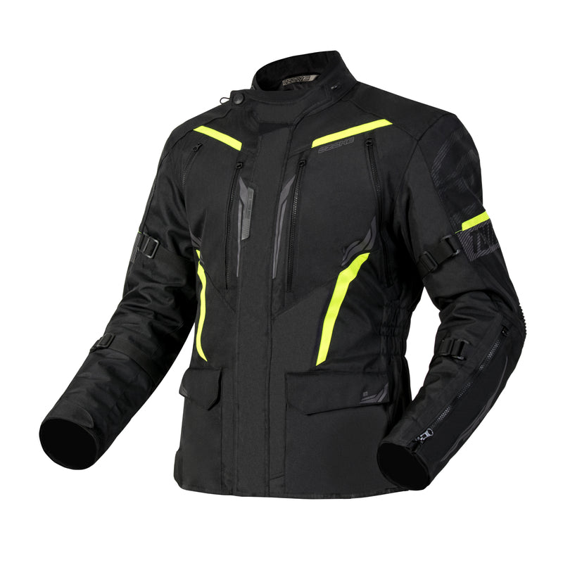 Kurtka Motocyklowa Tekstylna Ozone Tour 3 Black Fluo Yellow 1 234633_ZAL589440.jpg