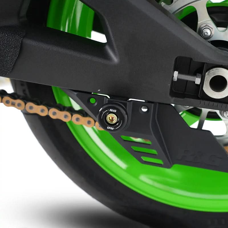 ROLKI WAHACZA RG RACING WHITE - KAWASAKI ZX-10R 2016-/ZX-10RR 21-/SUZUKI SV650 16-/SV650X WHITE 1