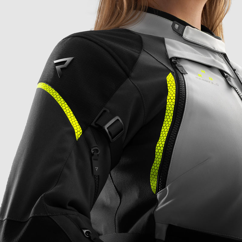 Kurtka motocyklowa tekstylna damska Rebelhorn Hardy 3.0 Black Light Grey Fluo Yellow 44 334871_ZAL814500.jpg