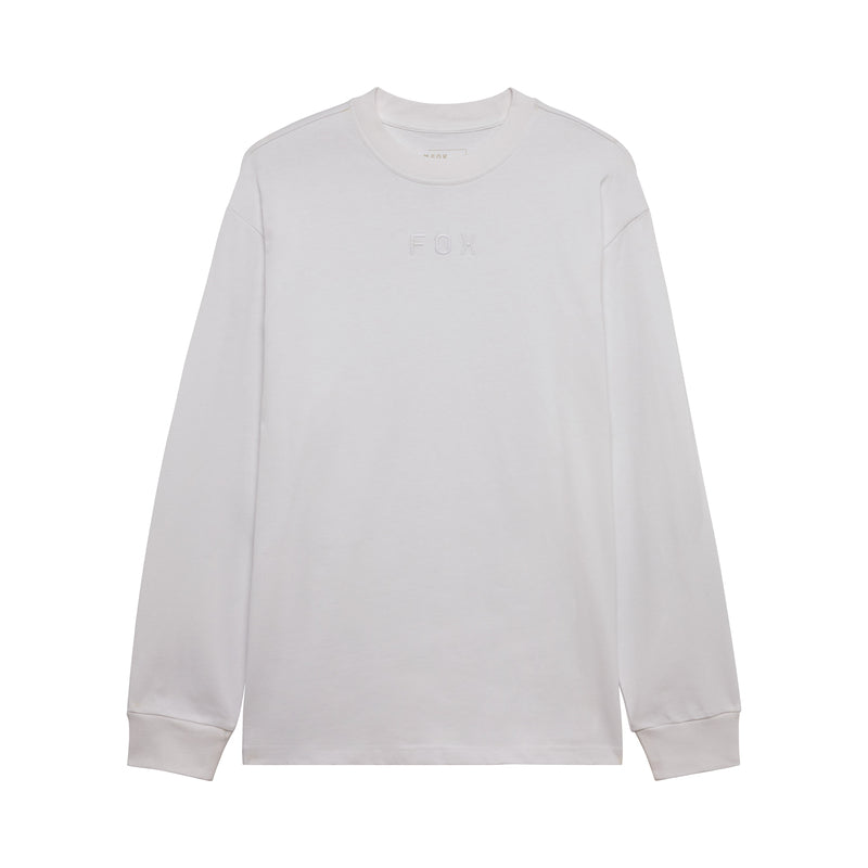 Koszulka z długim rękawem FOX Wordmark Oversized Optic White 1 339337_ZAL816560.jpg