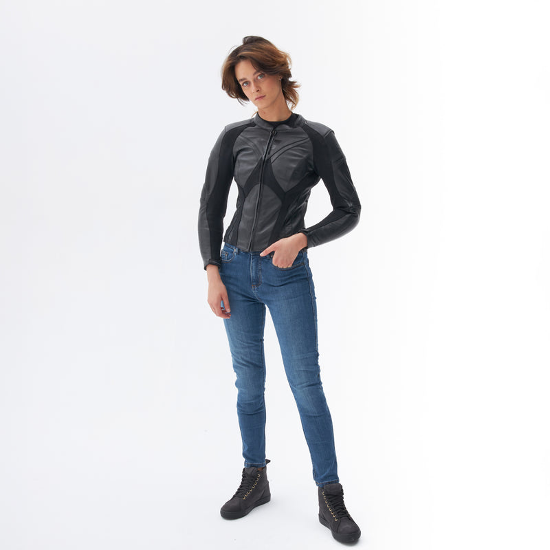 Kurtka motocyklowa skórzana damska Rebelhorn Rebel Black 21 176306_ZAL676628.jpg