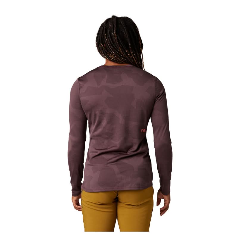 Koszulka Rowerowa z Długim Rękawem Fox Lady Ranger Tru Dri Dark Maroon 2 261533_ZAL560256.jpg