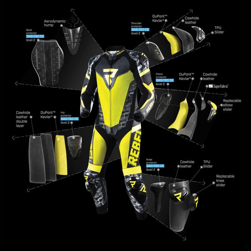 Kombinezon Skórzany Rebelhorn Rebel Black/Flo Yellow 5 214712_ZAL395104.jpg