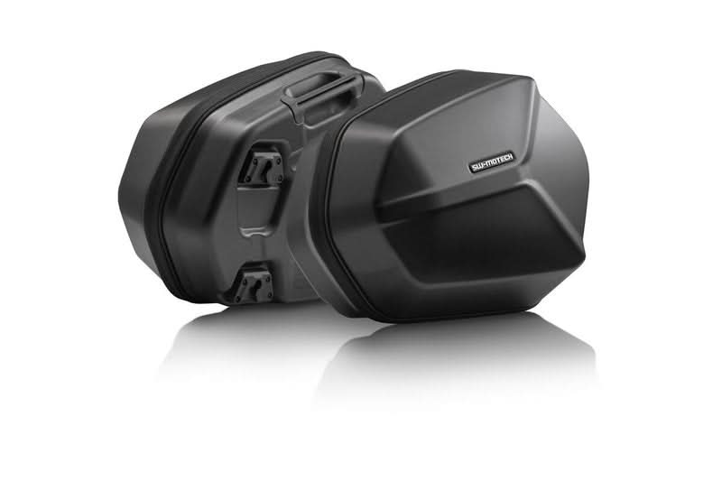 ZESTAW KUFRÓW BOCZNYCH AERO ABS I STELAŻY SW-MOTECH YAMAHA TENERE 700 (19-) BLACK 2X25L 1