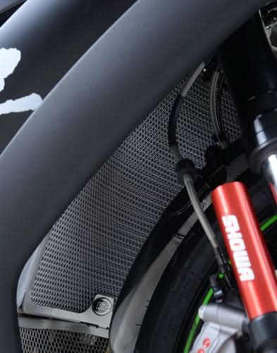 OSŁONA CHŁODNICY RG RACING KAWASAKI ZX10R 08- 20 TITANIUM 1