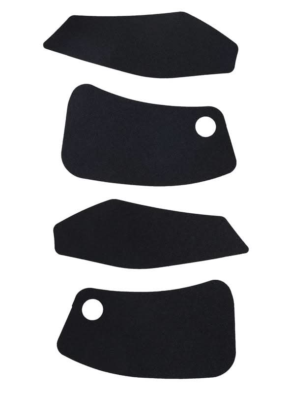 NAKLEJKA NA BAK TANKPAD ANTYPOŚLIZGOWY 4 CZĘŚCI RG RACING KAWASAKI Z1000 (14-) BLACK 1