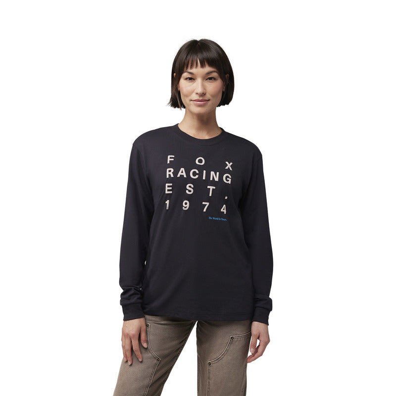 Koszulka Z Długim Rękawem Fox Lady Est.1974 Ls Tee Black 5 311431_ZAL744313.jpg