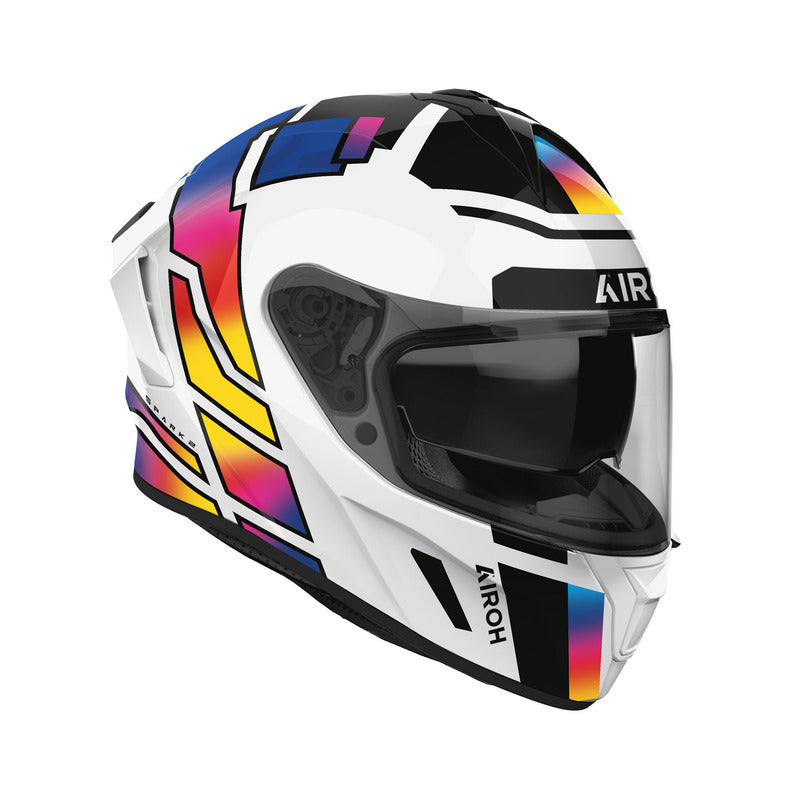 KASK MOTOCYKLOWY AIROH SPARK 2 LIVELY RAINBOW GLOSS XS 1