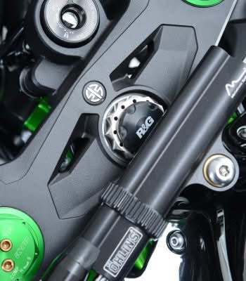 ZAŚLEPKA NA PÓŁKĘ RG RACING TRIUMPH STREET TRIPLE RX 15-/STREET TRIPLE 765 RS 17-/KAWASAKI H2/H2R 7