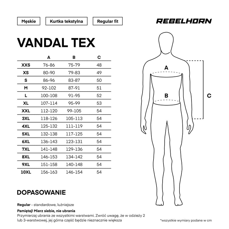 Kurtka motocyklowa tekstylna Rebelhorn Vandal Black White 46 234177_ZAL931391.jpg