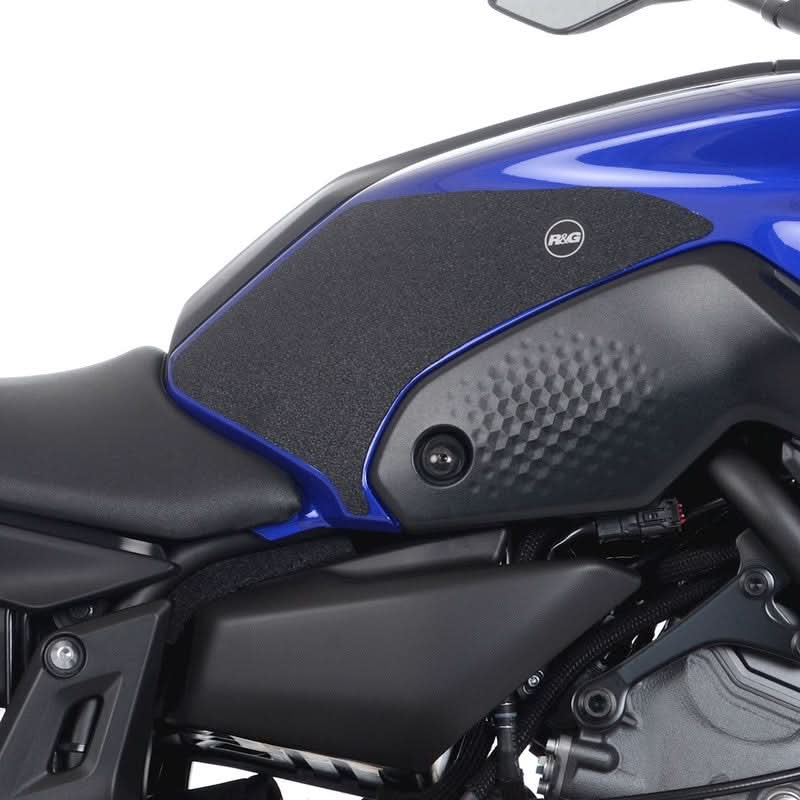 NAKLEJKA NA BAK TANKPAD ANTYPOŚLIZGOWY 2 CZĘŚCI RG RACING YAMAHA MT-07 21- BLACK 1