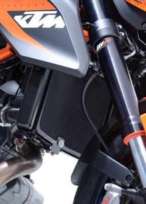 OSŁONA CHŁODNICY RG RACING KTM 1290 SUPER DUKE -19/SUPERDUKE GT 16- 19 BLACK 1