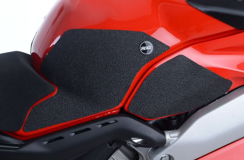 NAKLEJKA NA BAK TANKPAD ANTYPOŚLIZGOWY 4 CZĘŚCI RG RACING DUCATI PANIGALE V4/V4S/SPECIALE BLACK 1