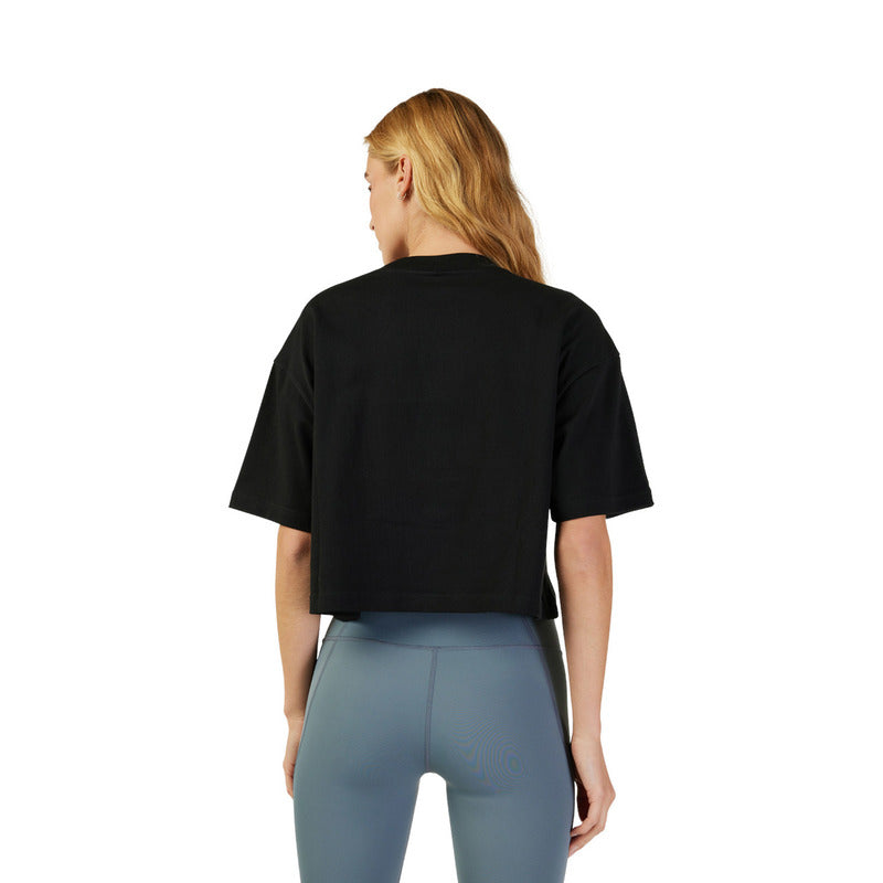 T-Shirt Damski FOX Wordmark Os Crop Black 5 289563_ZAL808112.jpg