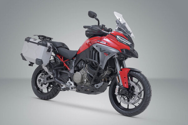 ZESTAW KUFRA CENTRALNEGO TRAX ADV SW-MOTECH 37/37 L. DUCATI MULTISTRADA V4 (20-) SILVER 3