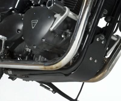 PŁYTA POD SILNIK RG RACING TRIUMPH THRUXTON 08- / BONNEVILLE 06- / SCRAMBLER 06- BLACK 1