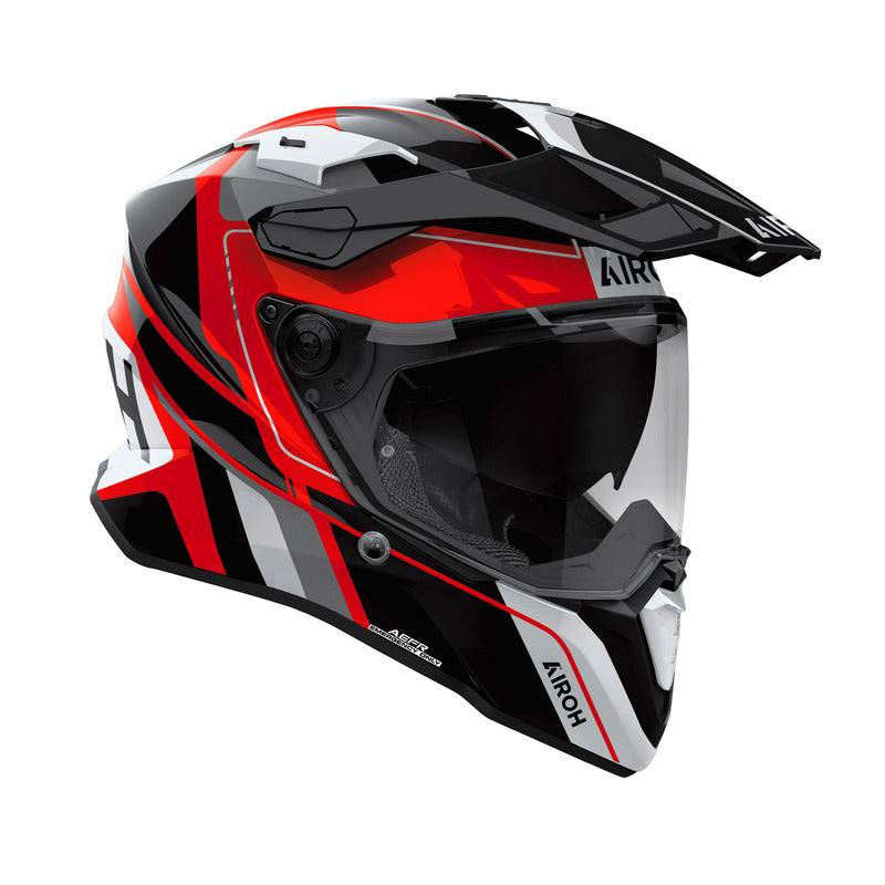 KASK MOTOCYKLOWY AIROH COMMANDER 2 SKIP RED GLOSS XS 4