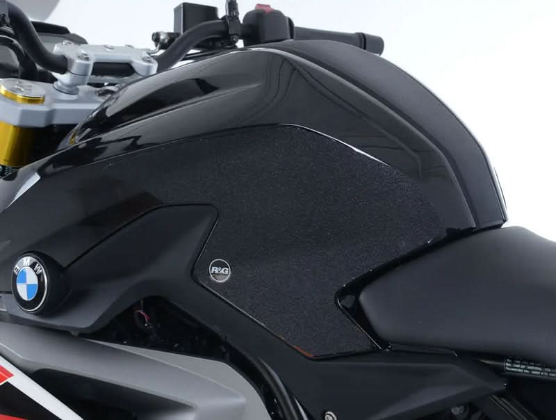 NAKLEJKA NA BAK TANKPAD ANTYPOŚLIZGOWY 2 CZĘŚCI RG RACING BMW G310R CLEAR 1