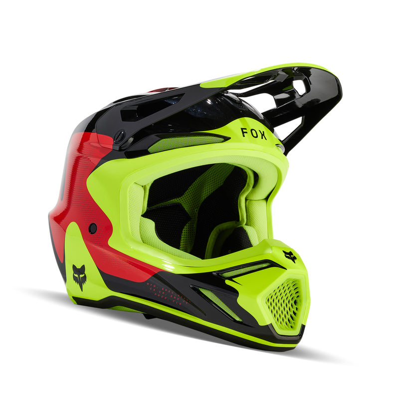 Kask motocyklowy FOX V3 Revise Red Yellow 1 285397_ZAL649359.jpg