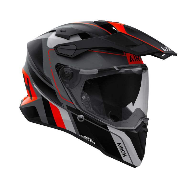 KASK MOTOCYKLOWY AIROH COMMANDER 2 SKIP ORANGE MATT M 3