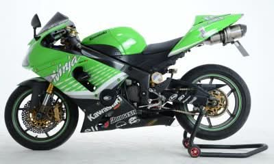 OSŁONA SILNIKA RG RACING KAWASAKI ZX6-R 05-06, LEWA STRONA OSŁONA GENERATORA BLACK 7