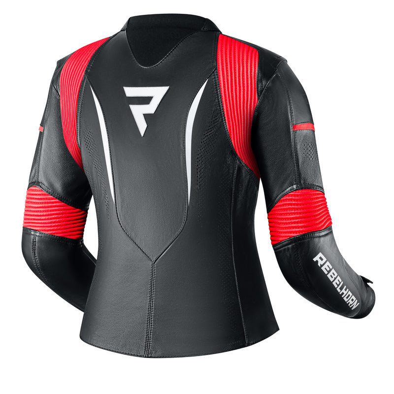 Kurtka motocyklowa skórzana damska Rebelhorn Rebel Black Fluo Red White 3 214441_ZAL396134.jpg