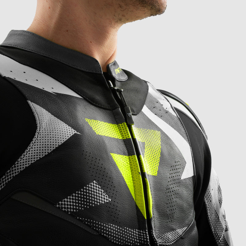 Kurtka motocyklowa skórzana Rebelhorn Inferno Black White Fluo Yellow 16 324180_ZAL786873.jpg